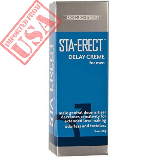 High Quality Sta-Erect Delay Cream For Men By Doc Johnson Usa Made Buy Online In Pakistan