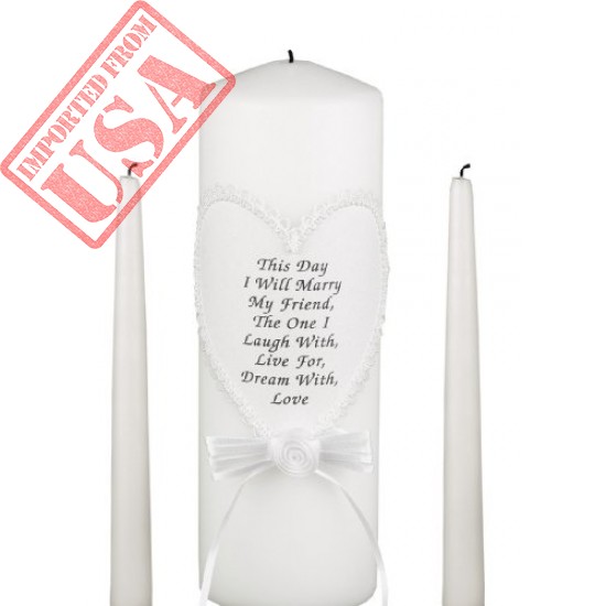 High quality hortense B. Hewitt wedding accessories, unity candle set sale in pakistan