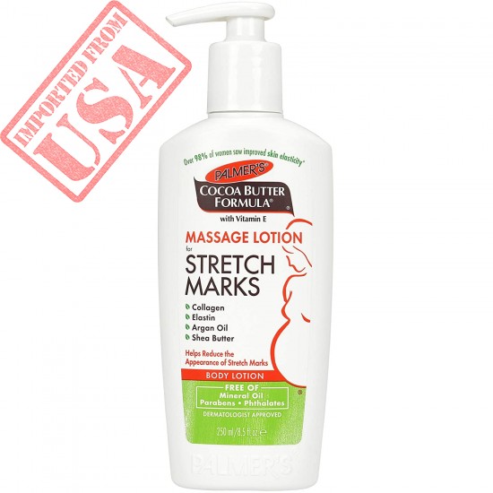 Palmer's Cocoa Butter Formula Massage Lotion For Stretch Marks with Vitamin E and Shea Butter Women Body Lotion, 8.5 Ounce