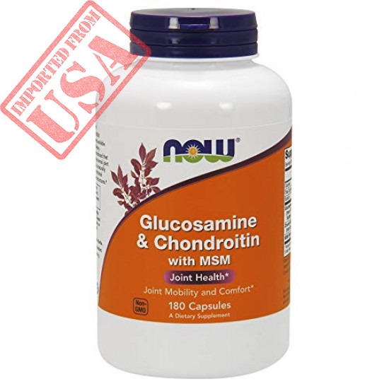 Buy NOW Glucosamine 1.1g Chondroitin 1.2g with MSM 300mg 180 Capsules sale online in Pakistan