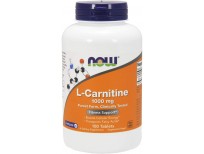 NOW Supplements, L-Carnitine 1,000 mg, Purest Form, Amino Acid, Fitness Support*, 100 Tablets