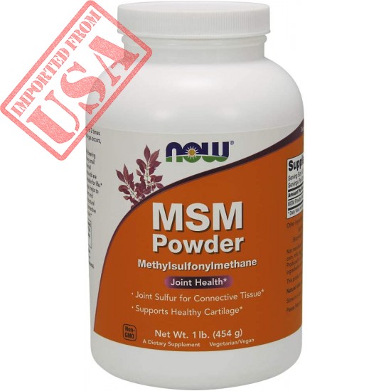 NOW Supplements, MSM (Methylsulfonylmethane) Powder, Supports Healthy Cartilage*, Joint Health*, 1-Pound