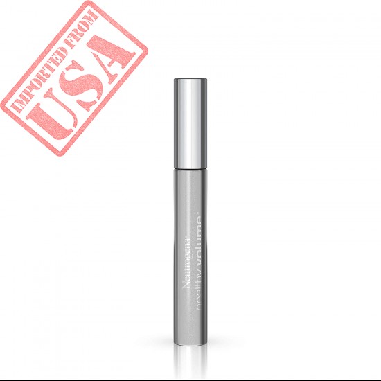 Neutrogena Healthy Volume Lash-Plumping Mascara, Volumizing and Conditioning Mascara with Olive Oil to Build Fuller Lashes, Clump-, Smudge- and Flake-Free, Carbon Black