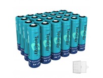 shop high capacity 2600mah 24 pack double a cell by tenergy
