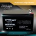 ExpertPower 12v 9ah Sealed Lead Acid Battery with F2 Terminals (.250")/2 Pack