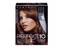 Clairol Nice'n Easy Perfect 10 Permanent Hair Color, 6WN Light Chocolate Brown