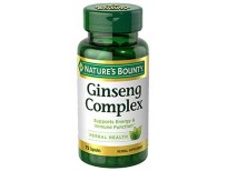 Ginseng by Nature's Bounty, Ginseng Complex Capsules Supports Vitality & Immune Function, 75 Capsules