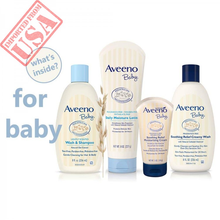 aveeno baby essential daily care baby & mommy gift set