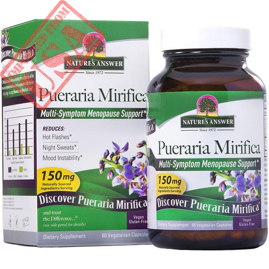 Nature's Answer Pueraria Mirifica Vegetarian Capsules | Promotes Women's Health | Menopause Relief Buy in Pakistan