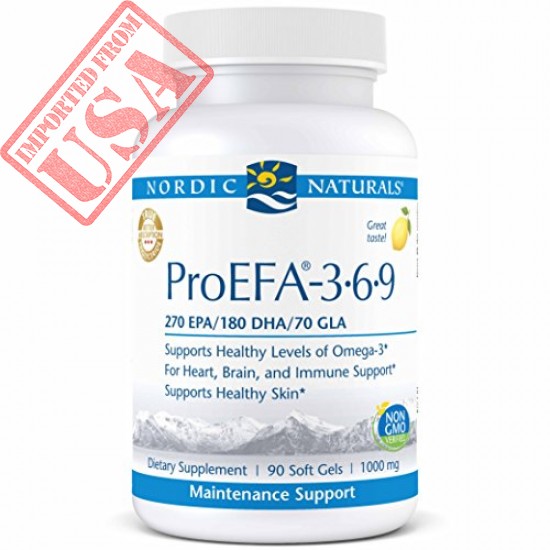 Buy Nordic Naturals Pro Efa 3-6-9 - Fish Oil & Borage Oil, 270 Mg Epa, 180 Mg Dha Sale in Pakistan