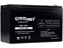 ExpertPower 12v 7ah Rechargeable Sealed Lead Acid Battery