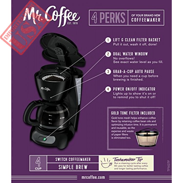 buy mr. coffee high quality coffee maker with gold tone filter for sale in pakistan