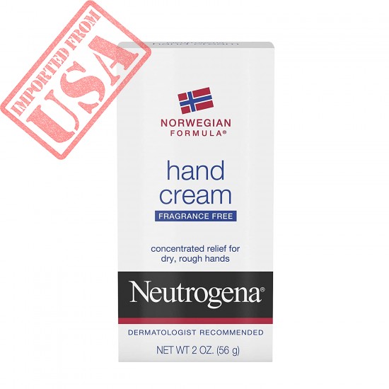 Neutrogena Norwegian Formula Moisturizing Hand Cream Formulated with Glycerin for Dry, Rough Hands, Fragrance-Free Intensive Hand Lotion