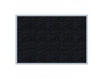 Ghent Aluminum Frame Recycled Rubber Bulletin Board, Confetti, Made In The Usa
