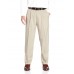 Men's Two Tone Herringbone Expandable Waist Pleat Front Dress Pant by Haggar now in Pakistan