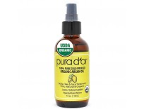 PURA D'OR Organic Moroccan Argan Oil (4oz / 118mL) USDA Certified 100% Pure Cold Pressed Virgin Premium Grade Moisturizer Treatment for Dry & Damaged Skin, Hair, Face, Body, Scalp & Nails