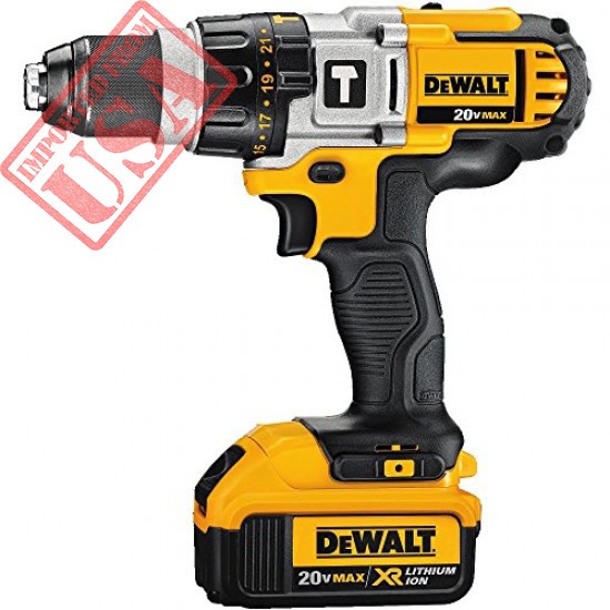 Original DEWALT DCD985L2 20-Volt MAX Li-Ion Premium 3.0 Ah Hammerdrill/Driver Kit Imported from USA