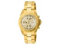 Original Invicta Men's 1774  Pro-Diver Collection 18k Gold Ion-Plated Stainless Steel Watch Imported from USA