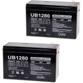 UB1290 12V 9Ah Compatible Battery for APC UPS Computer Backup Power - 2 Pack