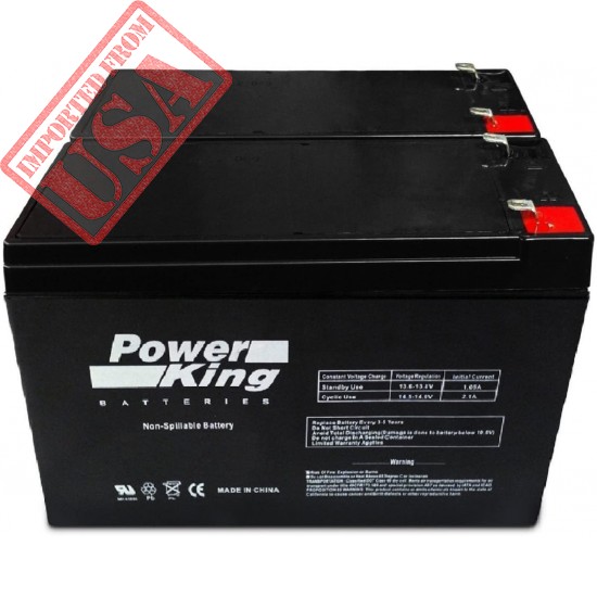 Replacement Battery for APC Back-UPS RS 1500 - Kit of 2