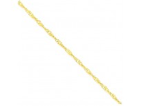 Buy ICE CARATS 10kt Yellow Gold Singapore Bracelet Chain Online in Pakistan