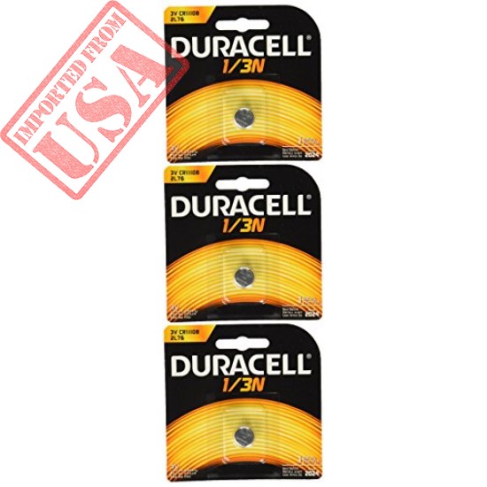 Buy Imported Duracell Dl1/3n Cr1/3n 3v Lithium Battery online in Pakistan at shopusa.pk