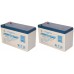 Powersonic PS1270F1 Replacement Rhino Battery - 2 Pack