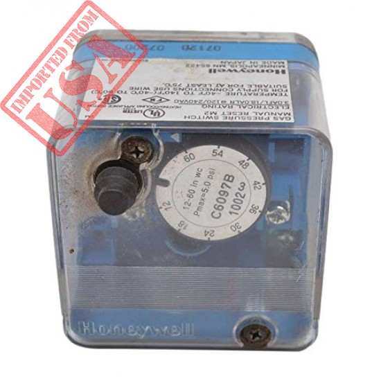 Honeywell C6097B1002 Pressure Switch, Pressure Control and Limit