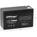 ExpertPower EXP1290 12 Volt 9 Amp Rechargeable Battery