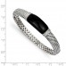 Buy ICE CARATS 925 Sterling Silver Black Onyx Diamond Bangle Bracelet Online in Pakistan