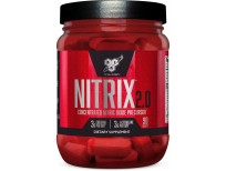 BSN NITRIX 2.0 - Nitric Oxide Precursors, 3g Creatine, 3g L Citrulline - Supports Workout Performance, Pumps, Muscle Recovery and Endurance - 90 Tablets