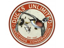 Ducks Unlimited Round Retro Vintage Tin Sign 12 x 12in Sale in Pakistan