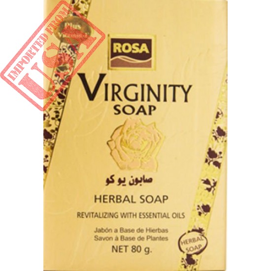 BUY HIGH QUALITY ROSA VIRGINITY SOAP BAR FEMININE TIGHTEN WITH GIFT BOX IMPORTED FROM USA