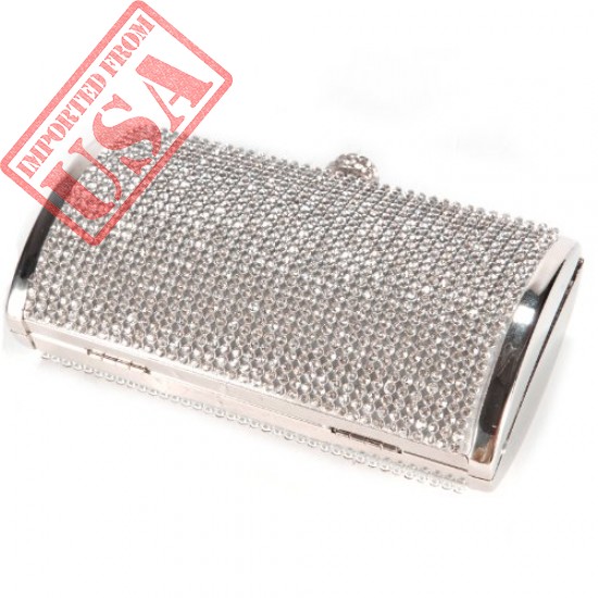 Buy Shimmering All-Over Diamante Covered Evening Bag Online in Pakistan