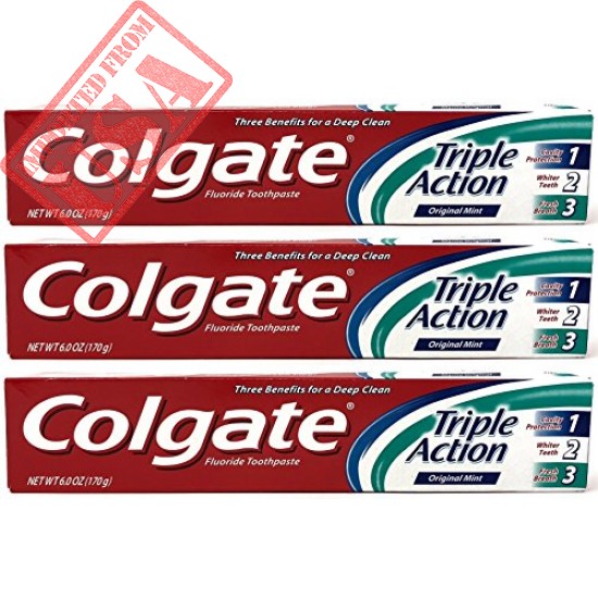 Original Colgate Triple Action available in Pakistan