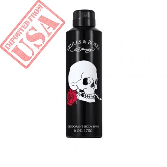 Buy Ed Hardy Skulls and Roses Deodorant Body Spray Online in Pakistan