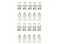 Bluecell 10 Pack RCA Female Plug to BNC Male Jack Adapters+10 BNC Female to RCA Male Jack Adapters