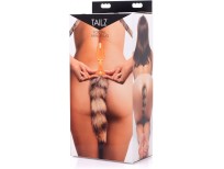 Frisky Faux Fox Tail Glass Anal Plug