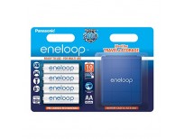 Panasonic eneloop BK-3MCCEC4BE Nickel Metal Hydride AA Batteries, Classic AA 4-Pack with Box