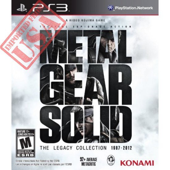 Metal Gear Solid Legacy Collection - Playstation 3 sale in Pakistan
