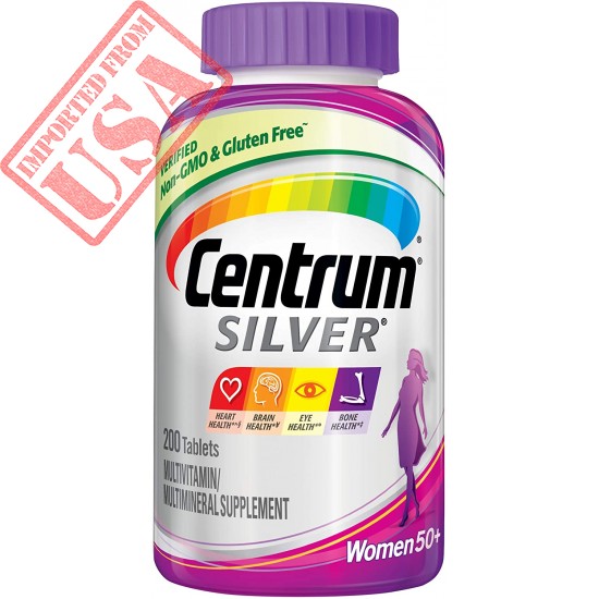 Shop Centrum Silver Women 50+ Multivitamin / Multimineral Supplement in Pakistan