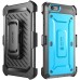 SupCase Case Compatible with iPhone 6 / 6S 4.7 Inchï¼ [Unicorn Beetle Pro] Rugged Holster Cover with Builtin Screen Protector (Blue/Gray)