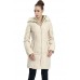 Jessie G.. Women's Water Resistant Down Coat - Beige XL