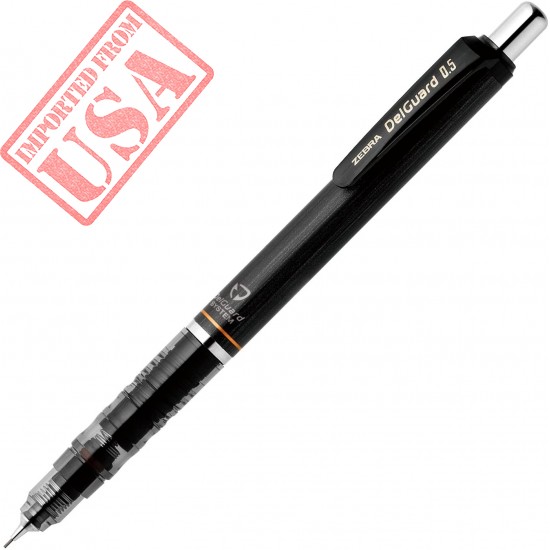 Zebra DelGuard 0.5mm Lead Mechanical Pencil, Black Body (P-MA85-BK)