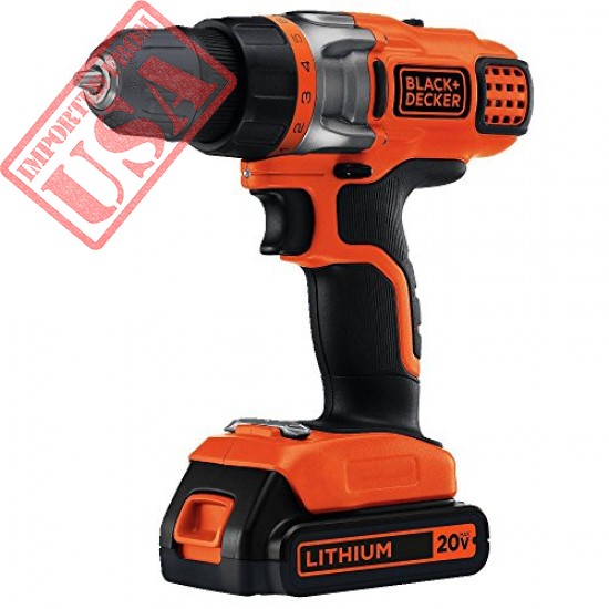 High Performance BLACK+DECKER LDX220C 20V MAX 2-Speed Cordless Drill Driver imported from USA