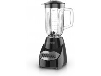 BLACK+DECKER Countertop Blender with 5-Cup Glass Jar, 10-Speed Settings, Black