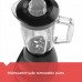 BLACK+DECKER Countertop Blender with 5-Cup Glass Jar, 10-Speed Settings, Black