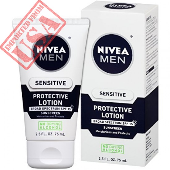 BUY NIVEA MEN SENSITIVE PROTECTIVE LOTION 2.5 FLUID OUNCE (PACK OF 3) IMPORTED FROM USA