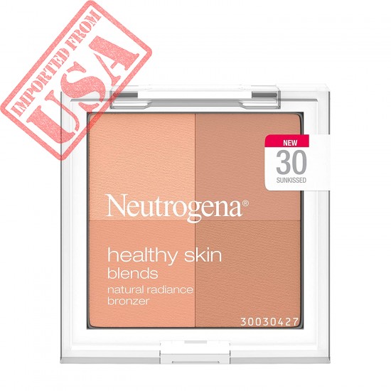 Neutrogena Healthy Skin Blends Powder Blush Makeup Palette, Illuminating Pigmented Blush with Vitamin C & Botanical Conditioners for Blendable, Buildable Application