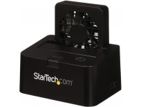 StarTech.com Hot-Swap Hard Drive Docking Station for 2.5"/3.5" SATA III Hard Drives - External eSATA/USB 3.0 Hard Drive Dock w/ UASP (SDOCKU33EF) , Black